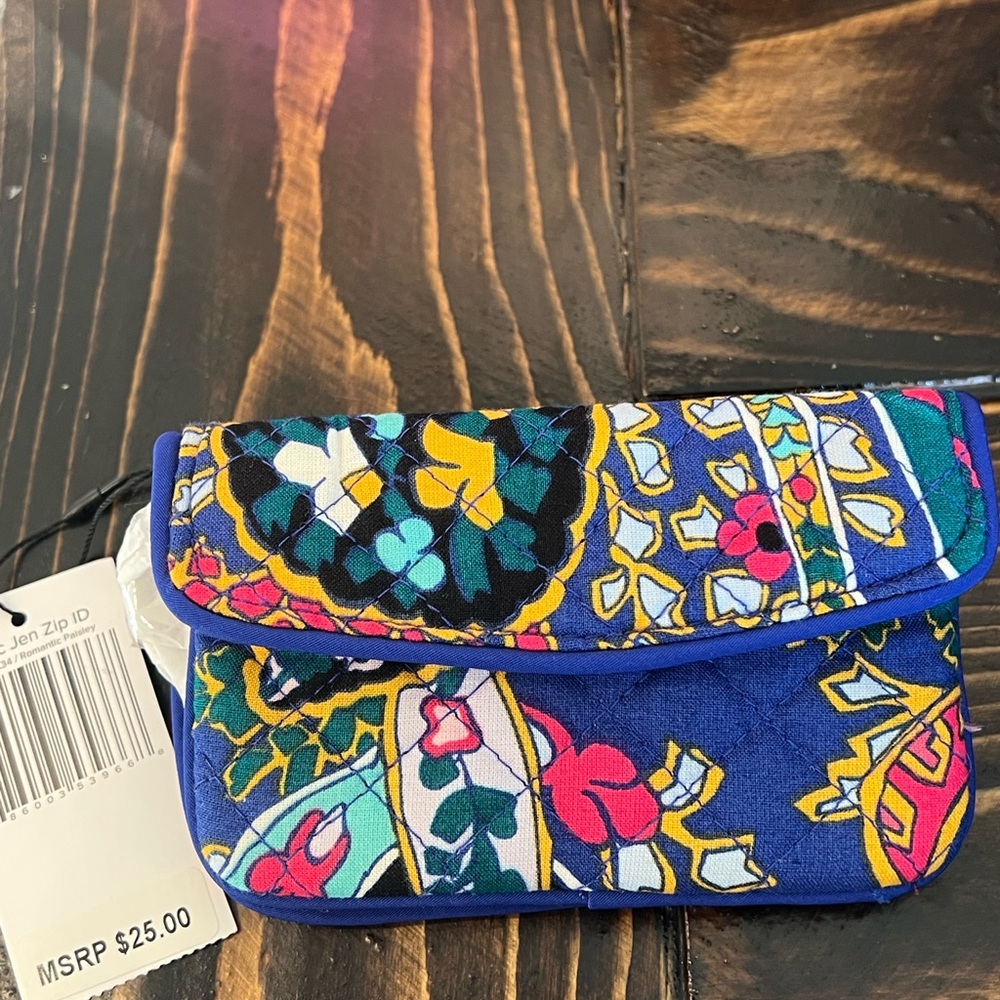 Vera Bradley Colorful Floral Quilted Wallet